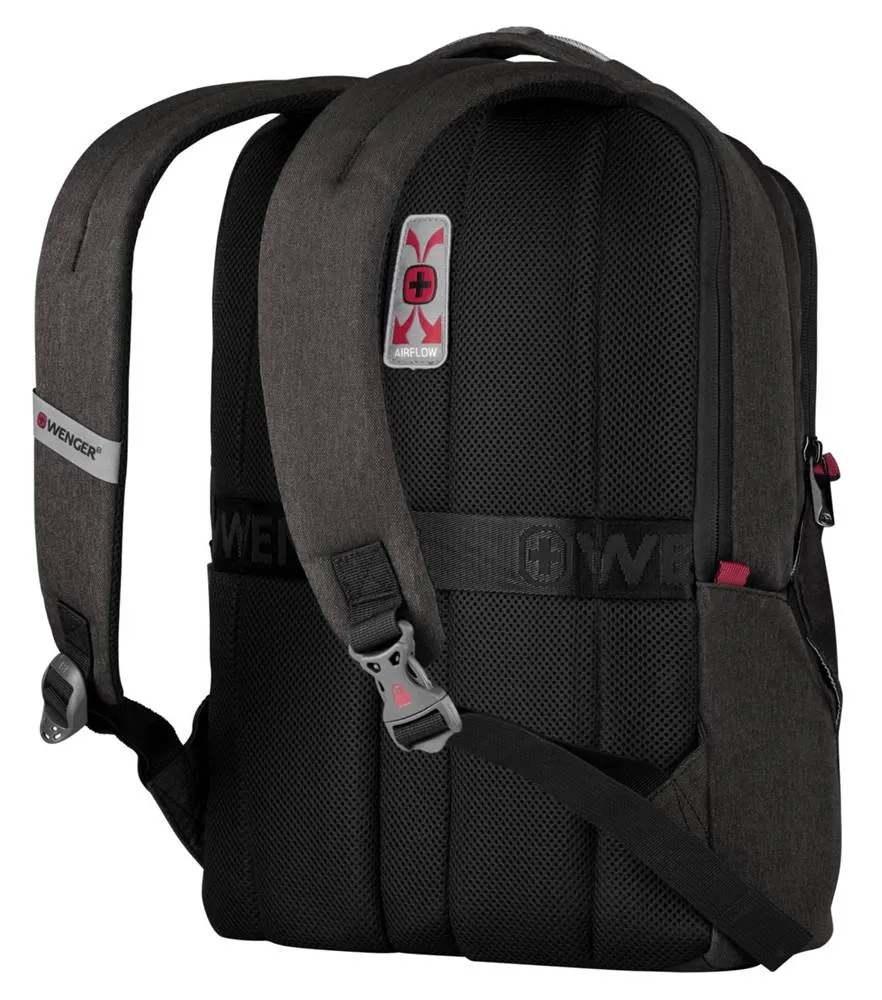 Wenger MX Professional 16" Laptop Backpack - Heather Grey