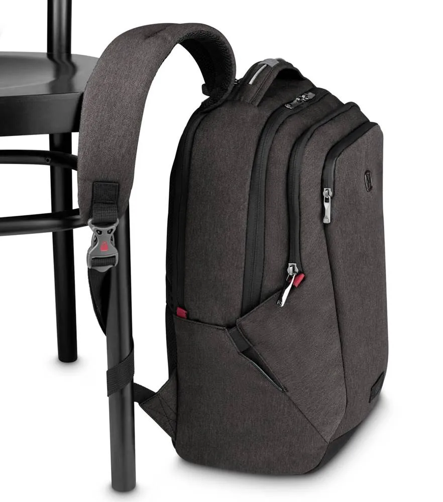 Wenger MX Professional 16" Laptop Backpack - Heather Grey