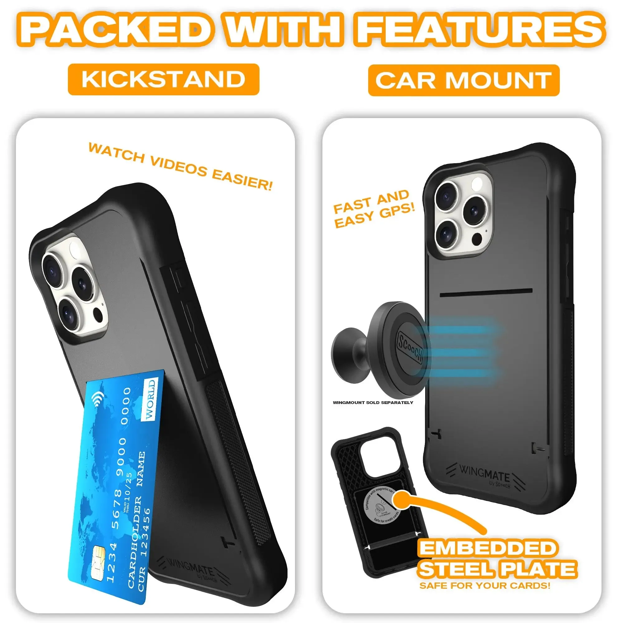 Wingmate Defender Bundle for iPhone 16 Pro Max