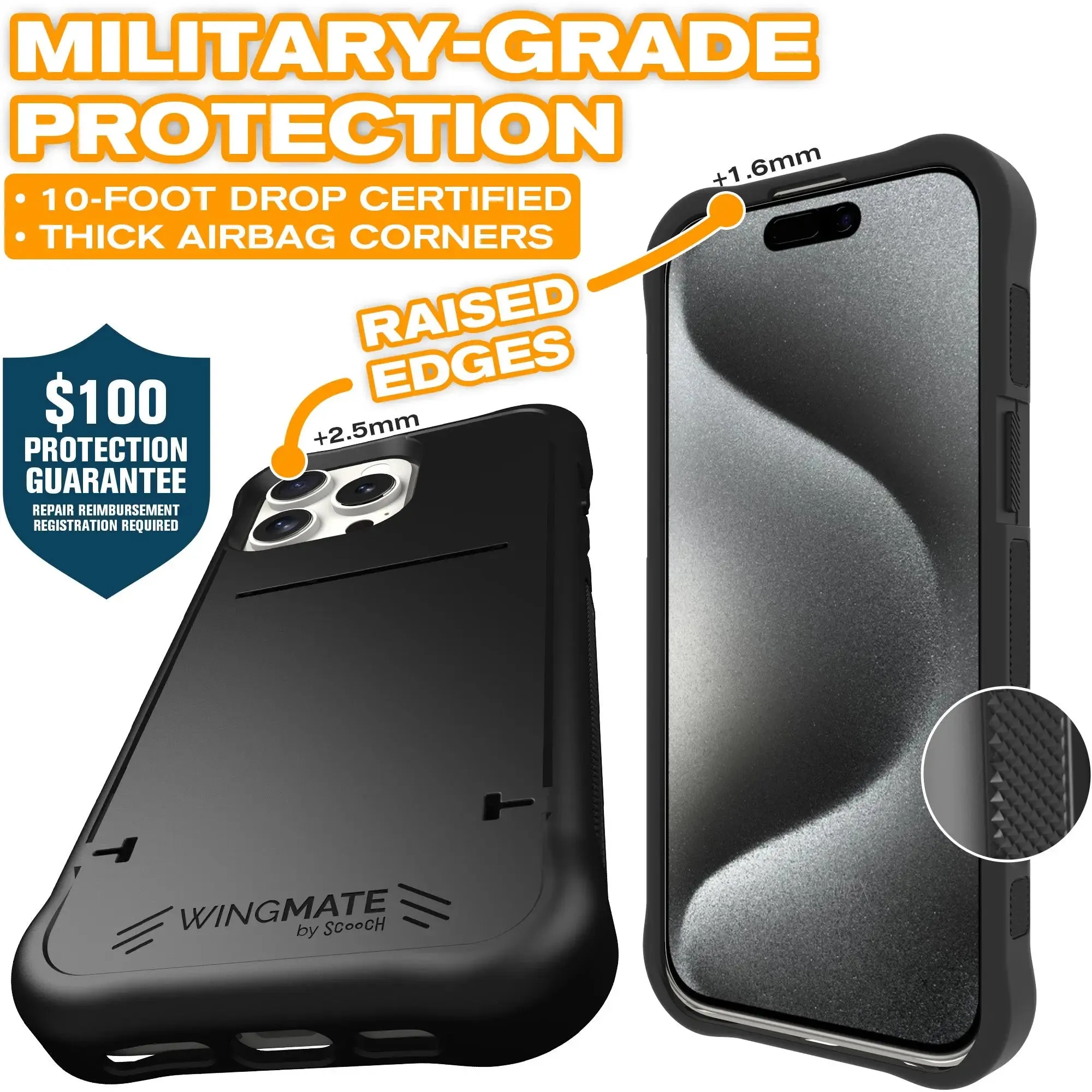 Wingmate Defender Bundle for iPhone 16 Pro Max