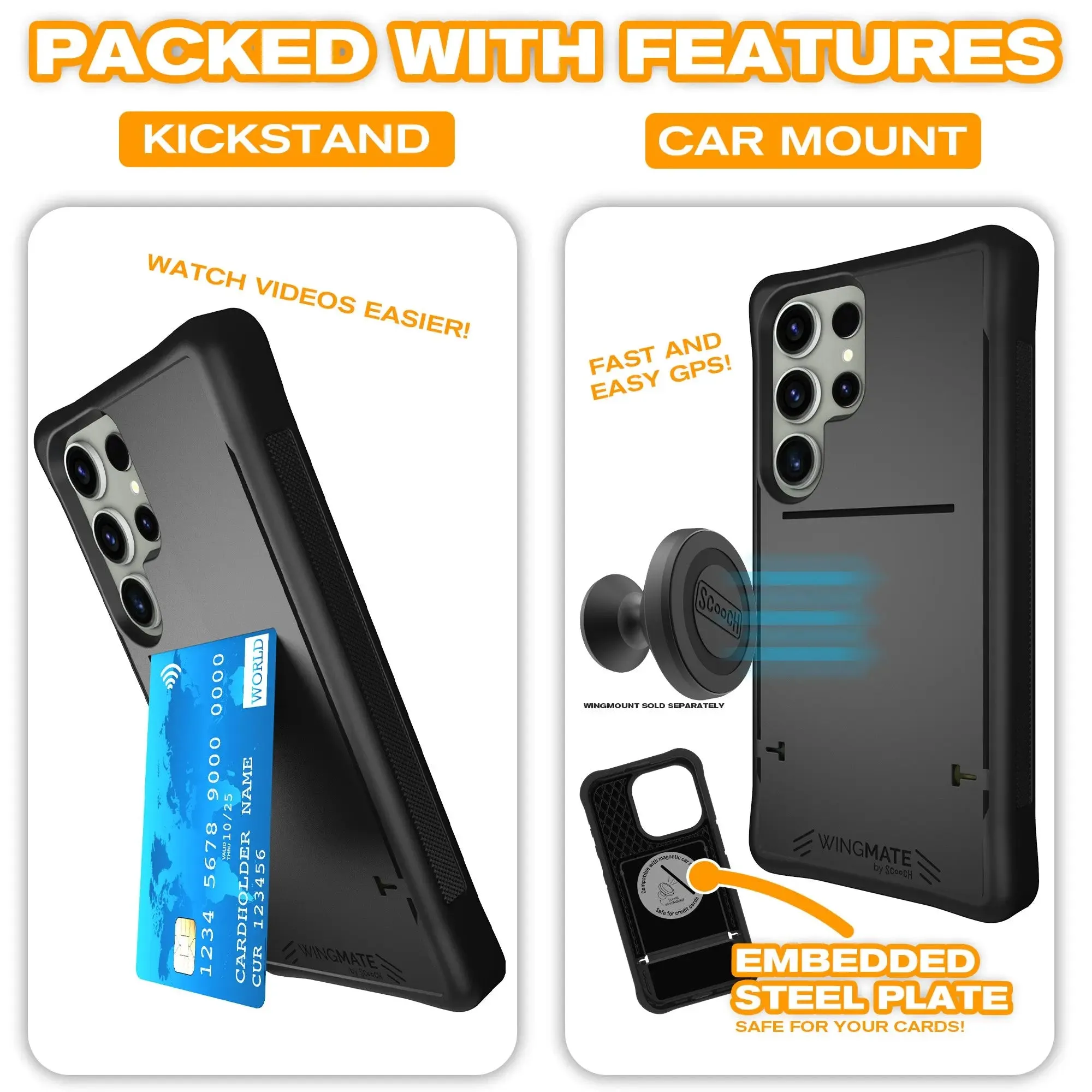 Wingmate Defender Bundle for Samsung Galaxy S24 Ultra