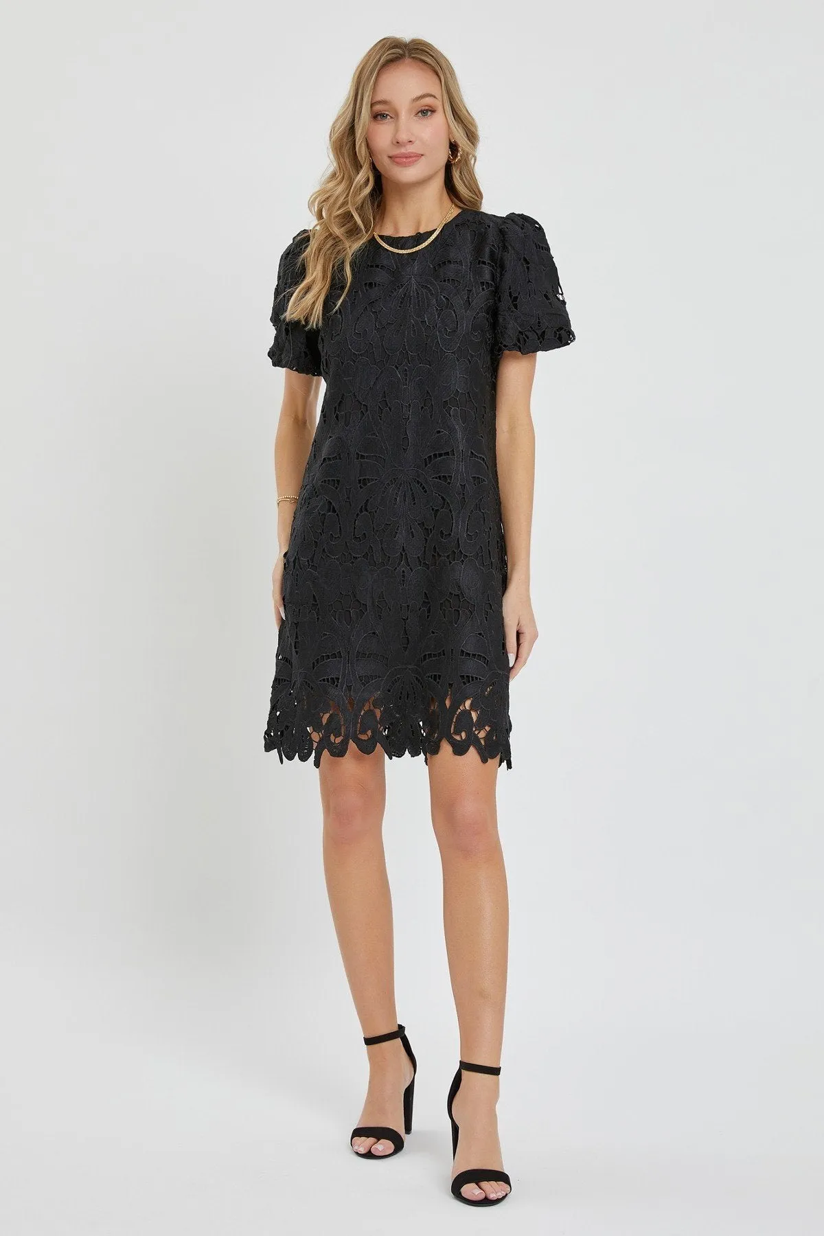 Women's Crochet lace dress-