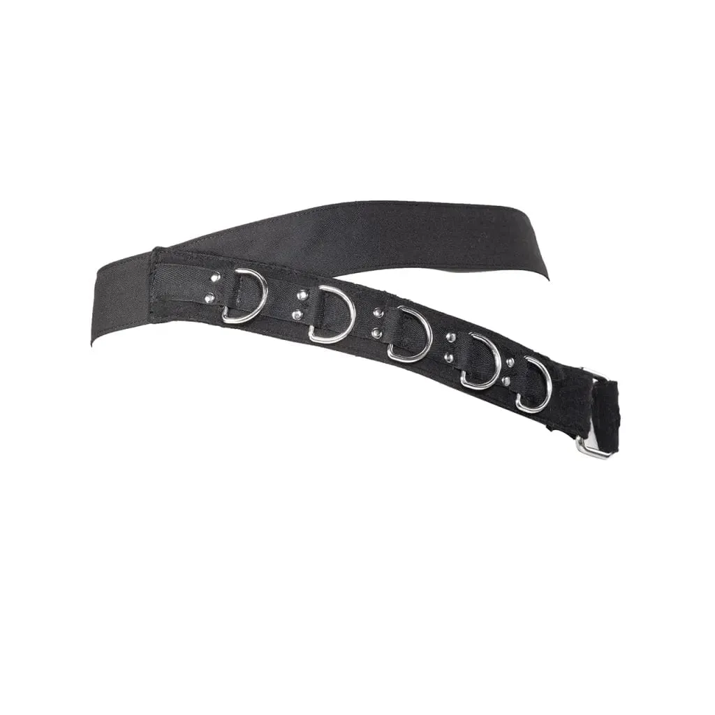 Women's Punk Ripped Nailed Waist Bag