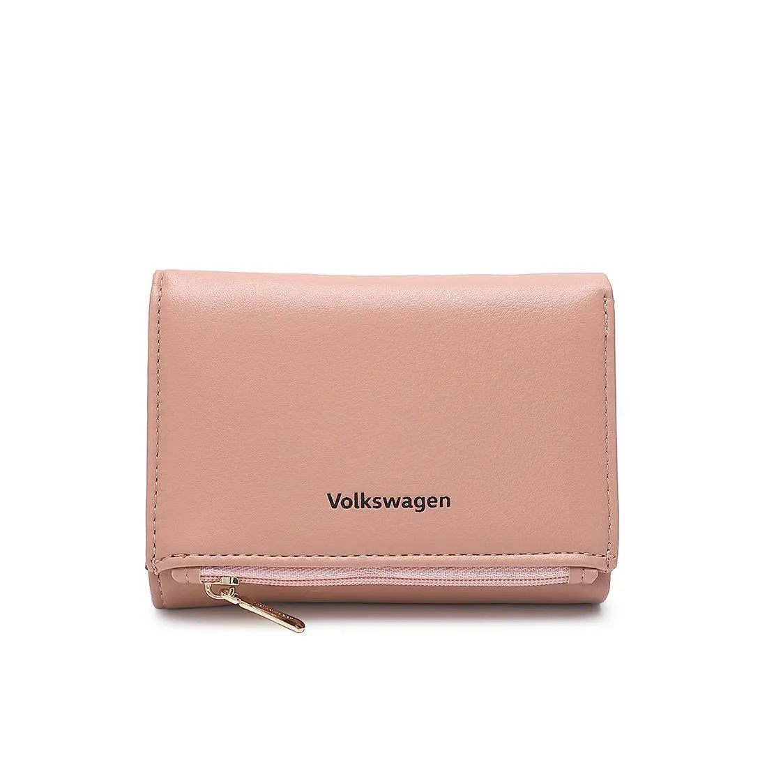 Women's RFID Magnet Tri Fold Leather Short Wallet / Purse With Coin Compartment - KP 005