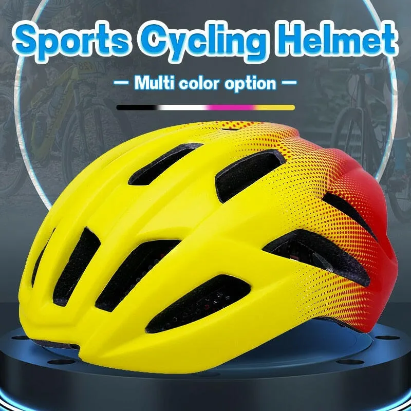 X-Tiger Bicycle Helmet Outdoor Sport Ultralight LED Light Cycling Safety Helmet Intergrally-molded Mountain Road Bike MTB Helmet