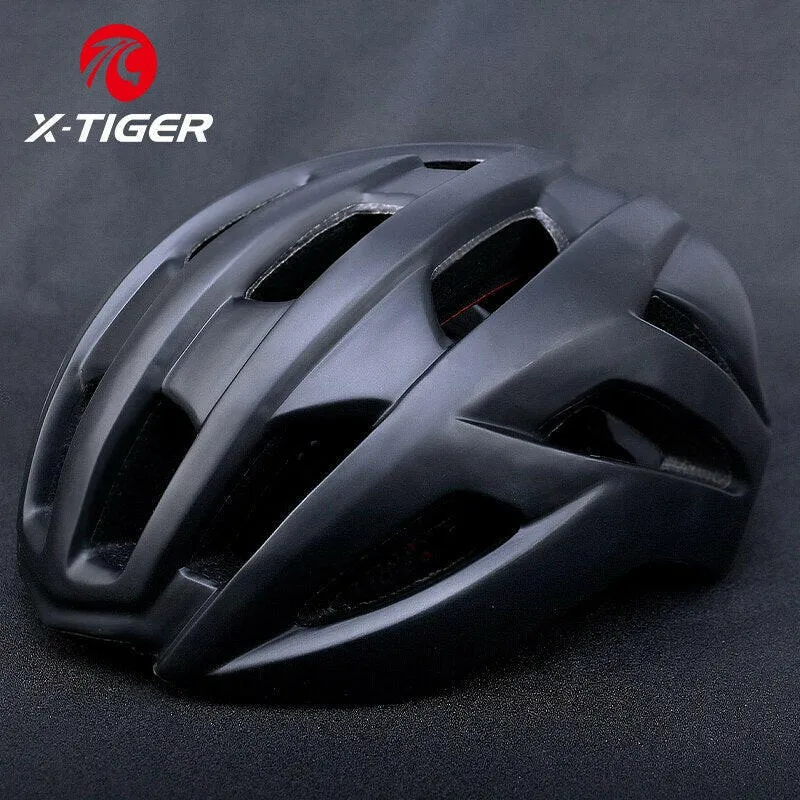 X-Tiger Bicycle Helmet Outdoor Sport Ultralight LED Light Cycling Safety Helmet Intergrally-molded Mountain Road Bike MTB Helmet