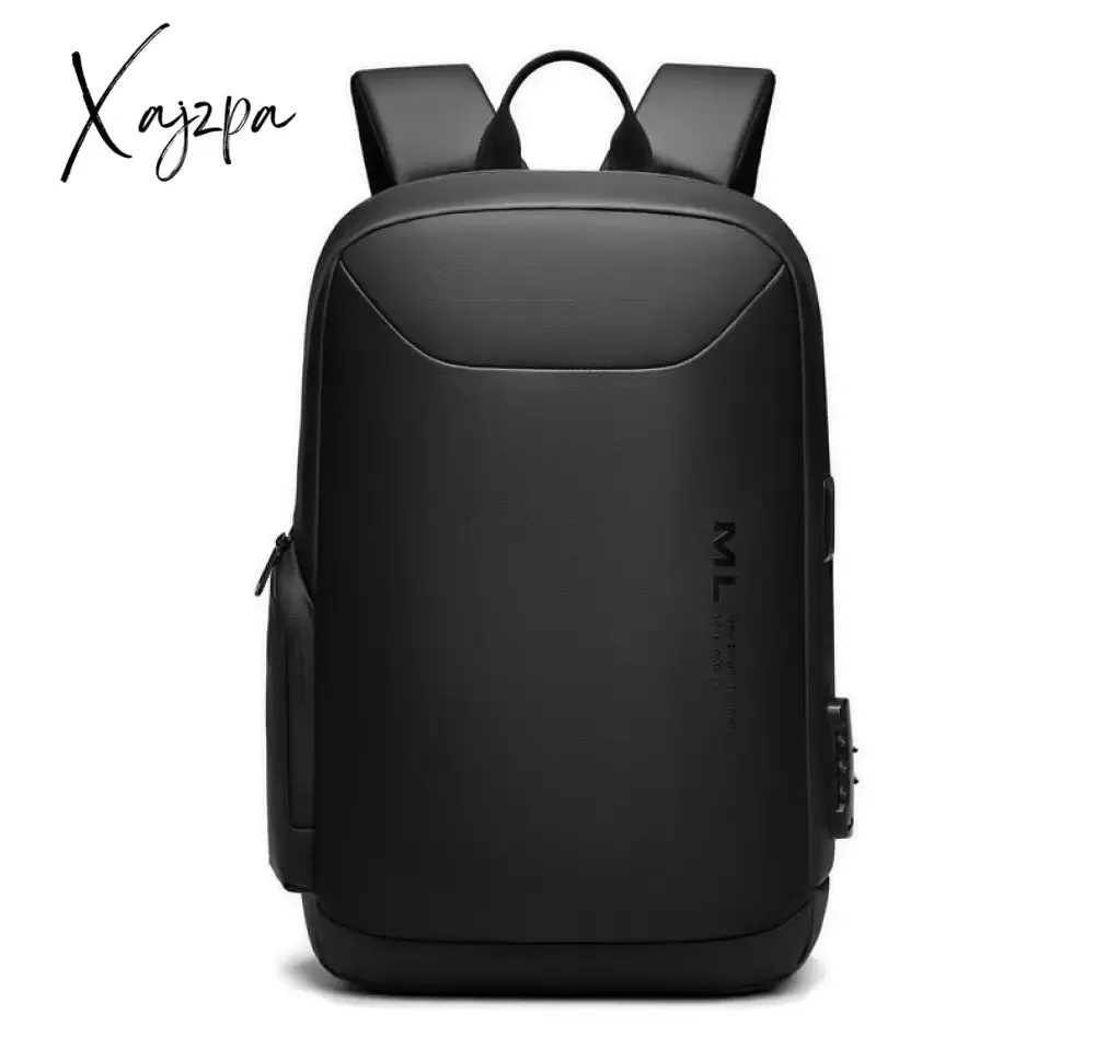 Xajzpa - Men Anti-theft 15.6 Inch Laptop Backpacks USB Waterproof Notebook Bag Schoolbag Sports Travel School Bag Pack Backpack For Male