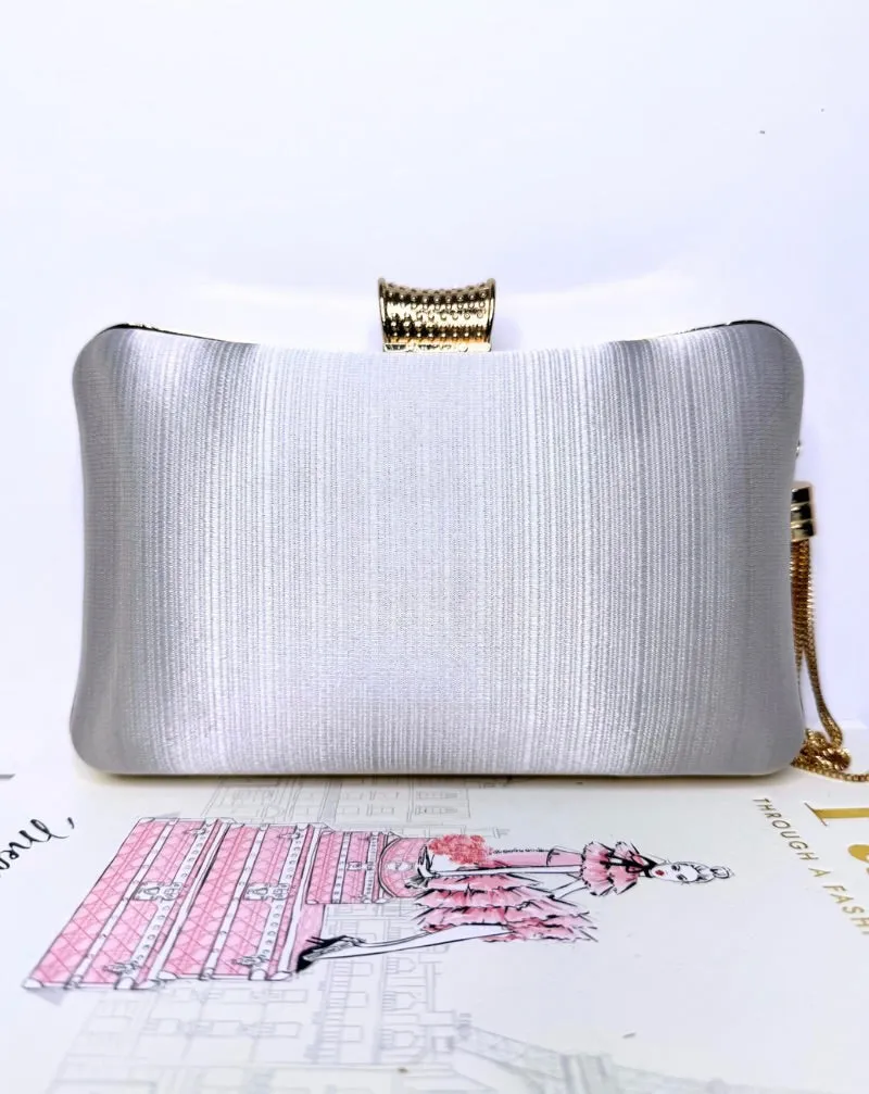 Zion Clutch - Silver