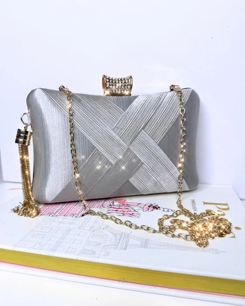 Zion Clutch - Silver